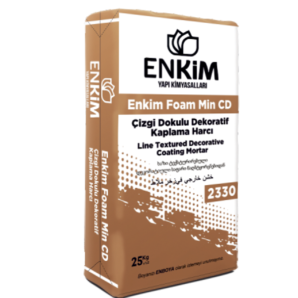 ENKİM FOAM MİN CD ÇİZGİ DOKULU (3 mm ÇİZGİ SIVA)